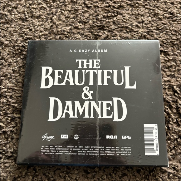 G-Eazy The Beautiful & Damned Album CD NEW Never Opened NWT ft Halsey Cardi B - Picture 2 of 4